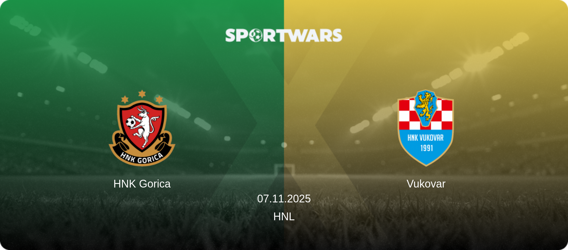 HNK Gorica — Vukovar, 07.11.2025 — HNL (match preview)