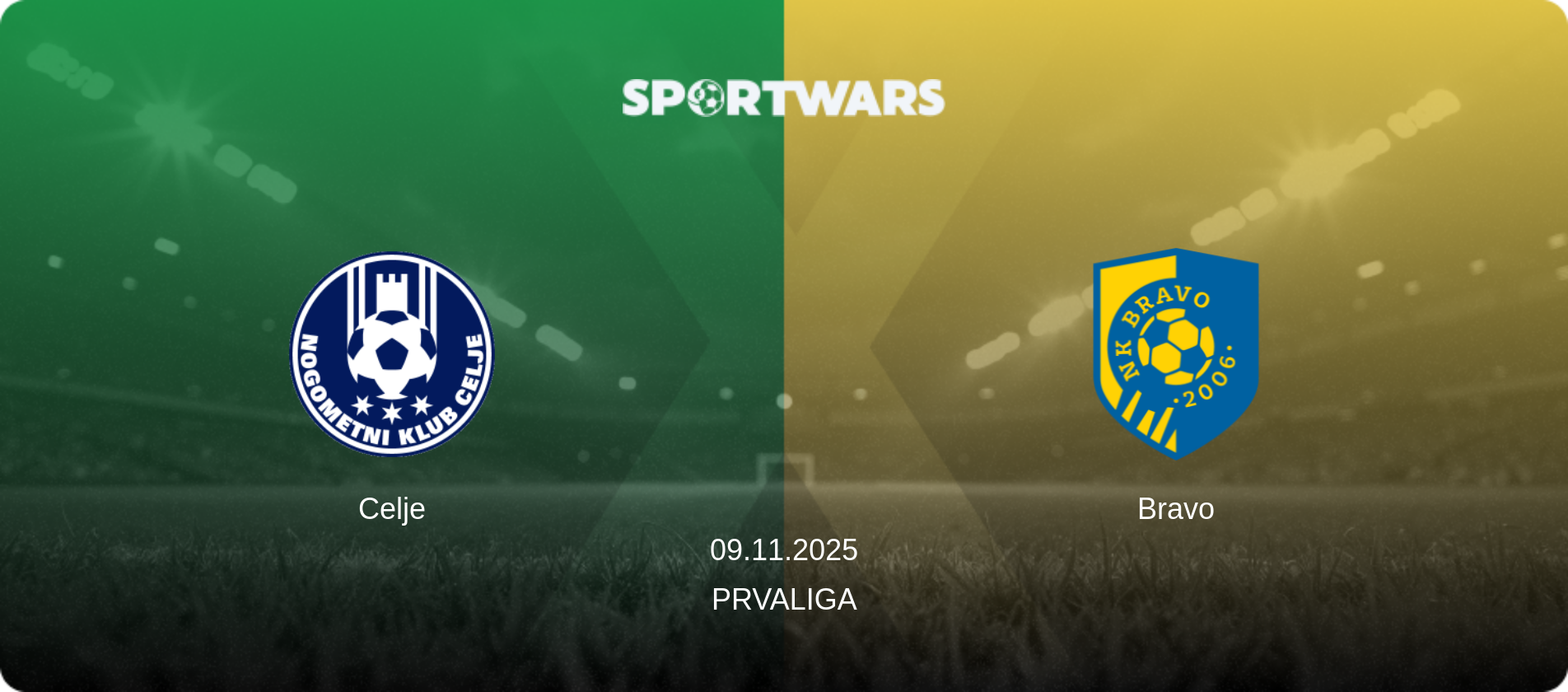 Celje — Bravo, 09.11.2025 — PrvaLiga (match preview)
