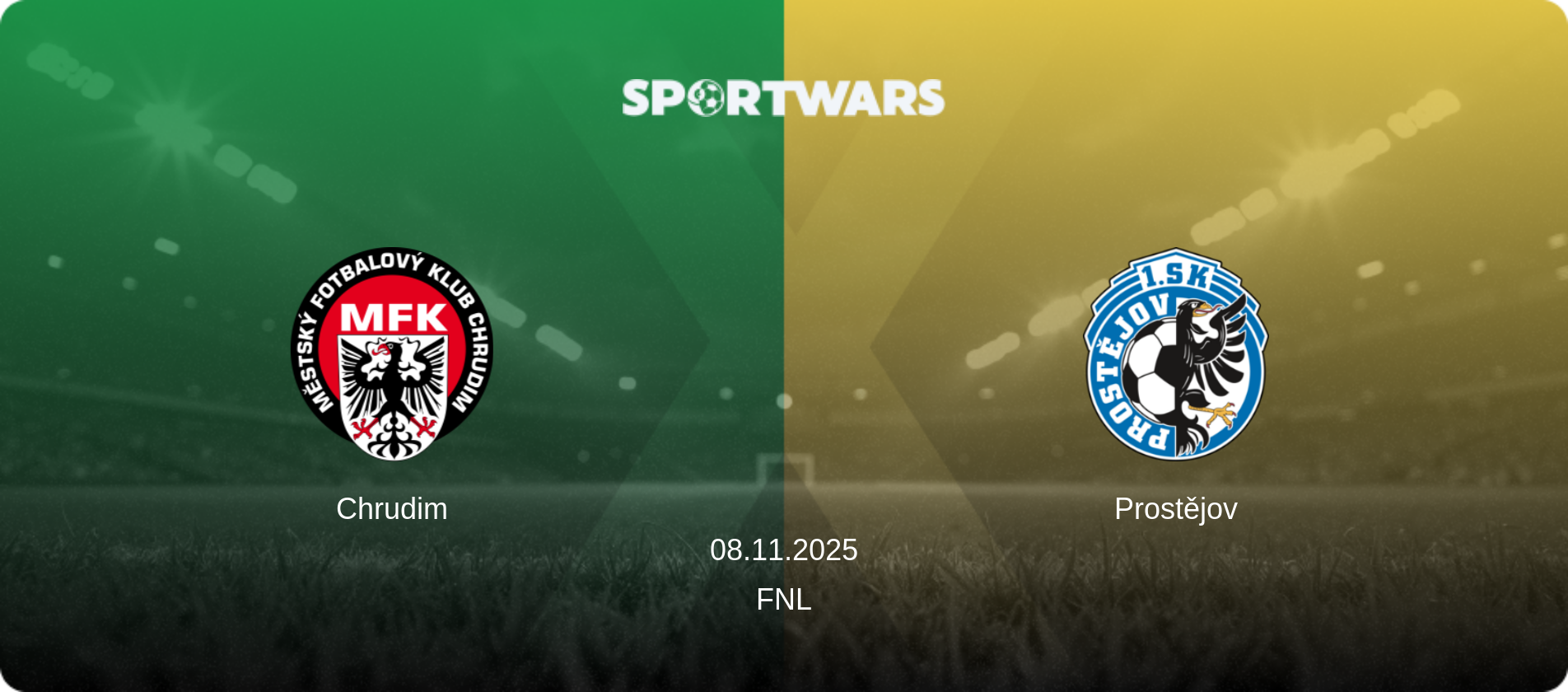 Chrudim — Prostějov, 08.11.2025 — FNL (match preview)