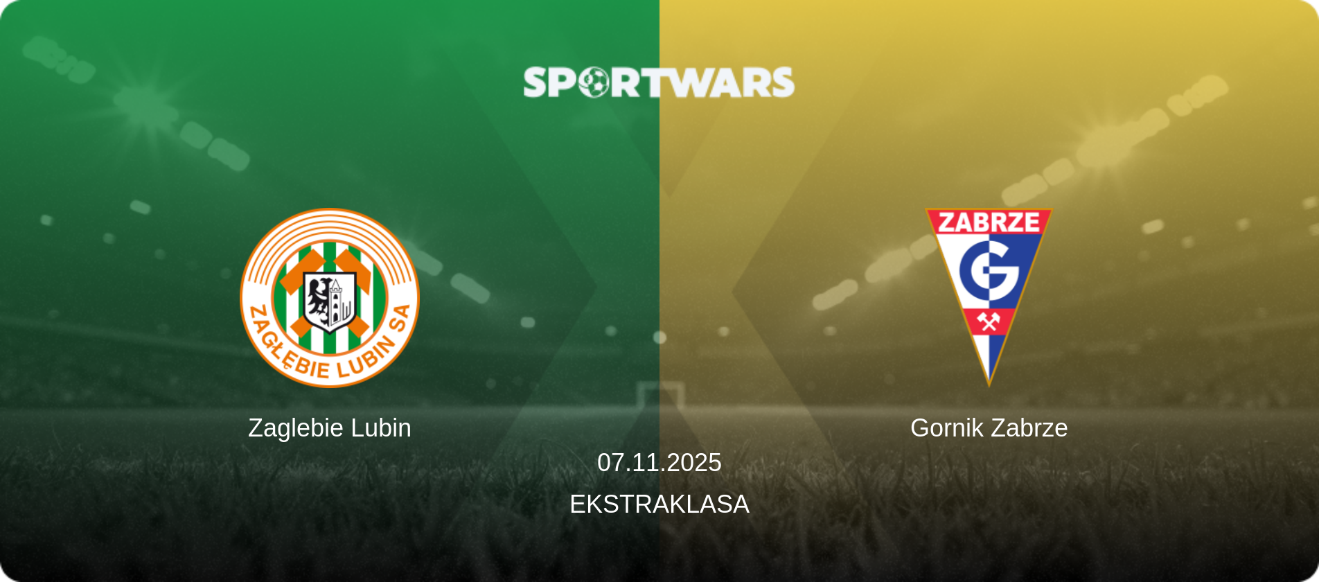 Zaglebie Lubin — Gornik Zabrze, 07.11.2025 — Ekstraklasa (match preview)