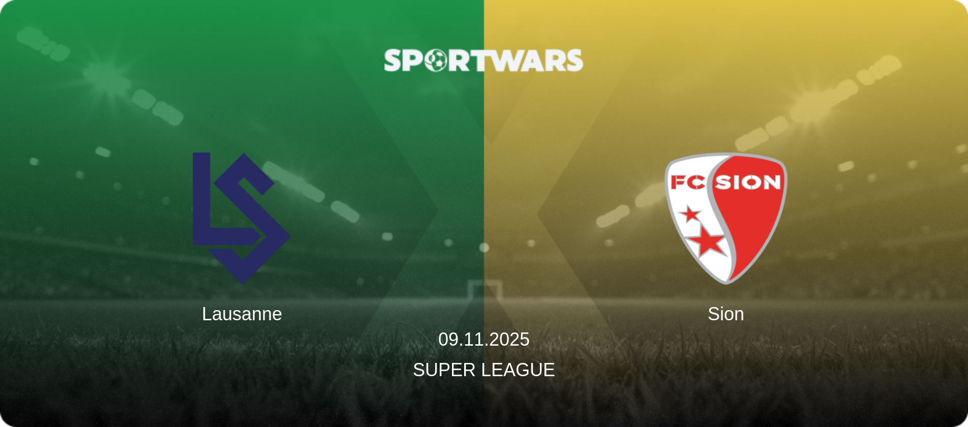 Lausanne — Sion, 09.11.2025 — Super League (match preview)
