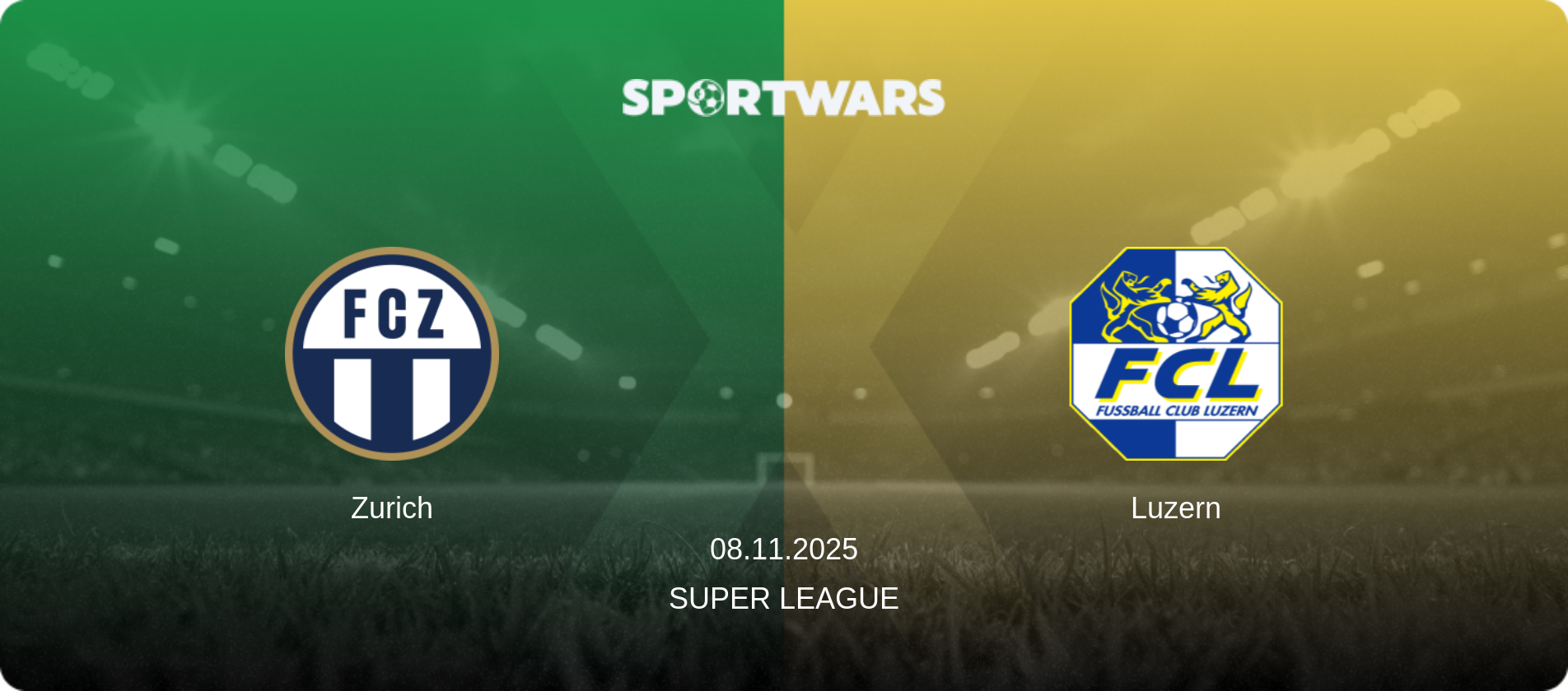 Zurich — Luzern, 08.11.2025 — Super League (match preview)