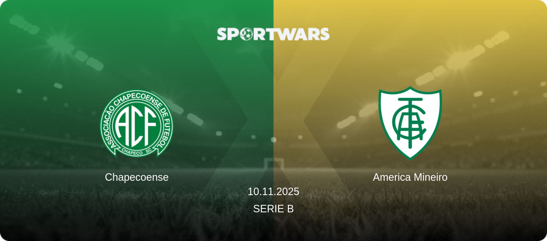 Chapecoense — America Mineiro, 10.11.2025 — Serie B (match preview)