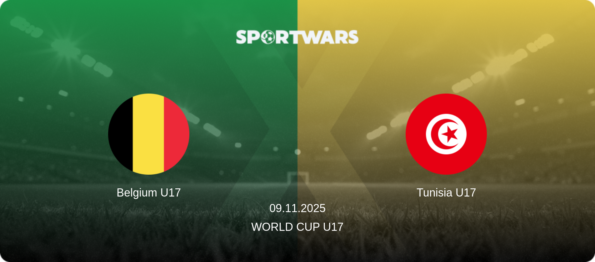 Belgium U17 — Tunisia U17, 09.11.2025 — World Cup U17 (match preview)