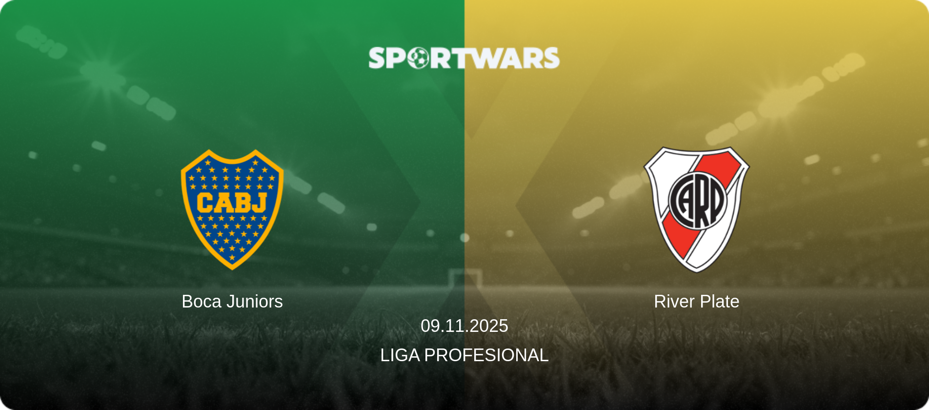 Boca Juniors — River Plate, 09.11.2025 — Liga Profesional (match preview)