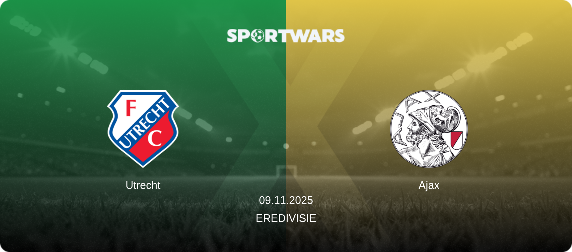Utrecht — Ajax, 09.11.2025 — Eredivisie (match preview)