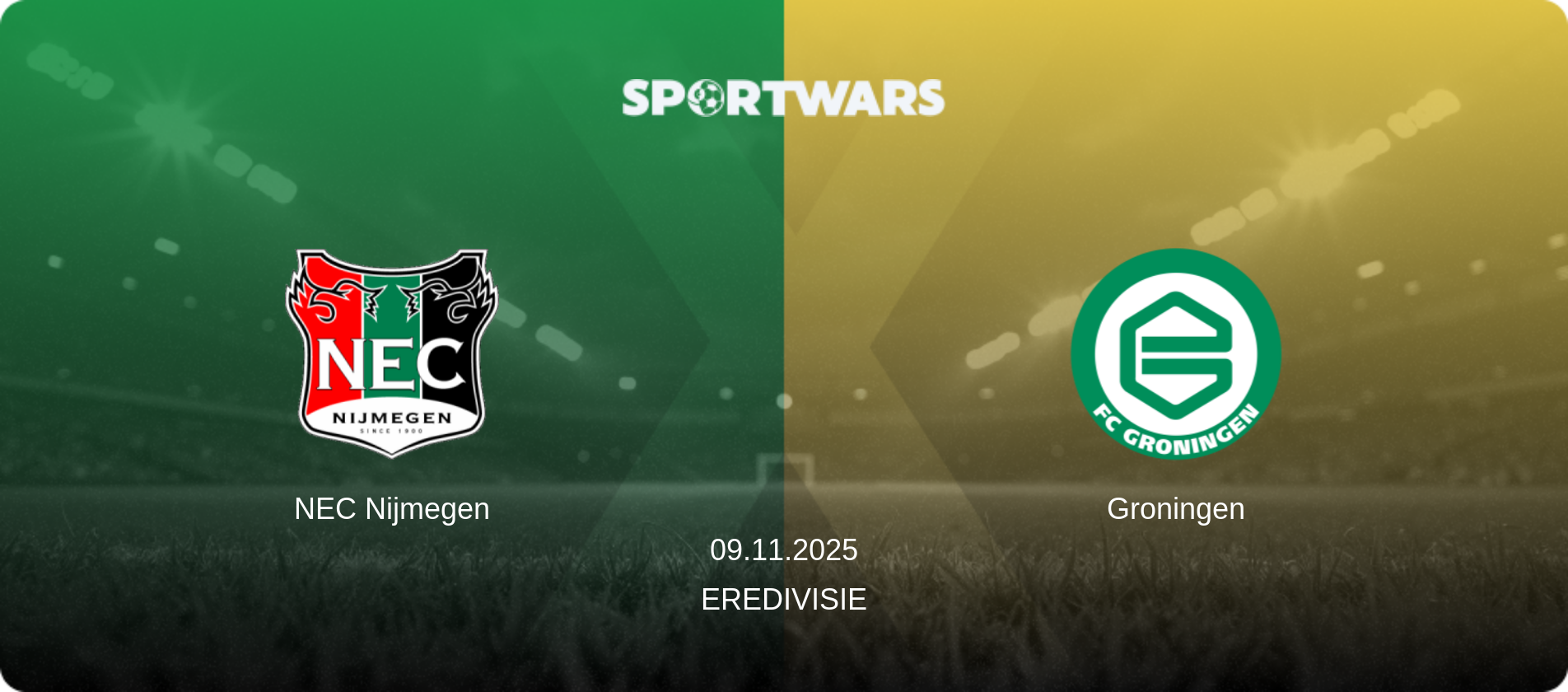 NEC Nijmegen — Groningen, 09.11.2025 — Eredivisie (match preview)