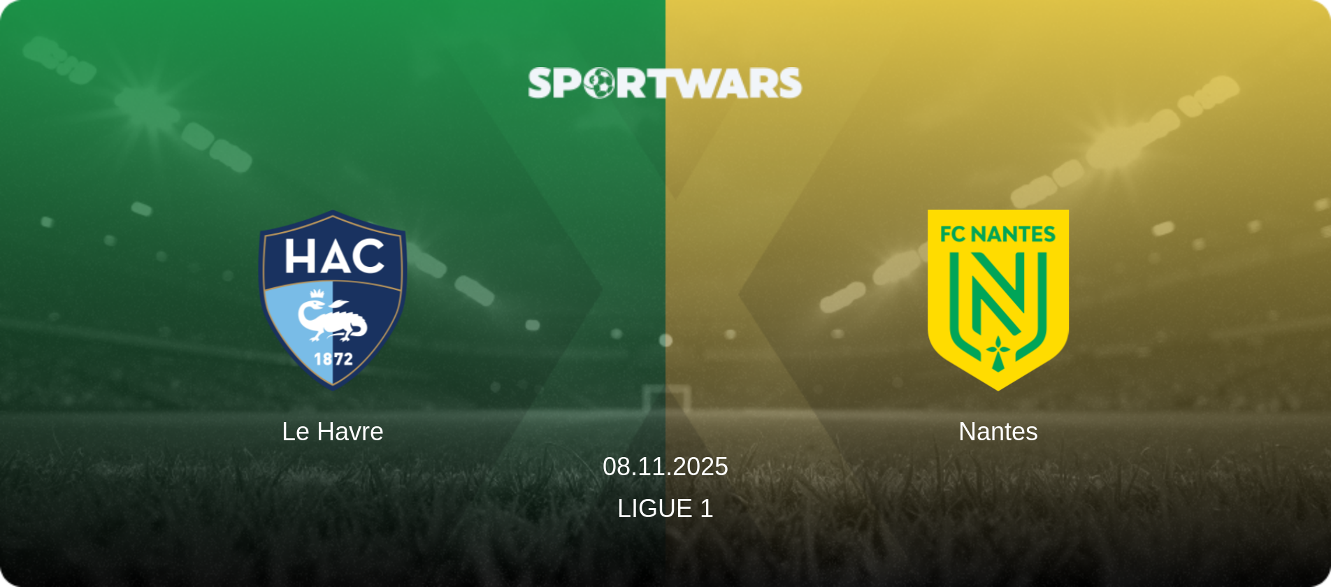 Le Havre — Nantes, 08.11.2025 — Ligue 1 (match preview)