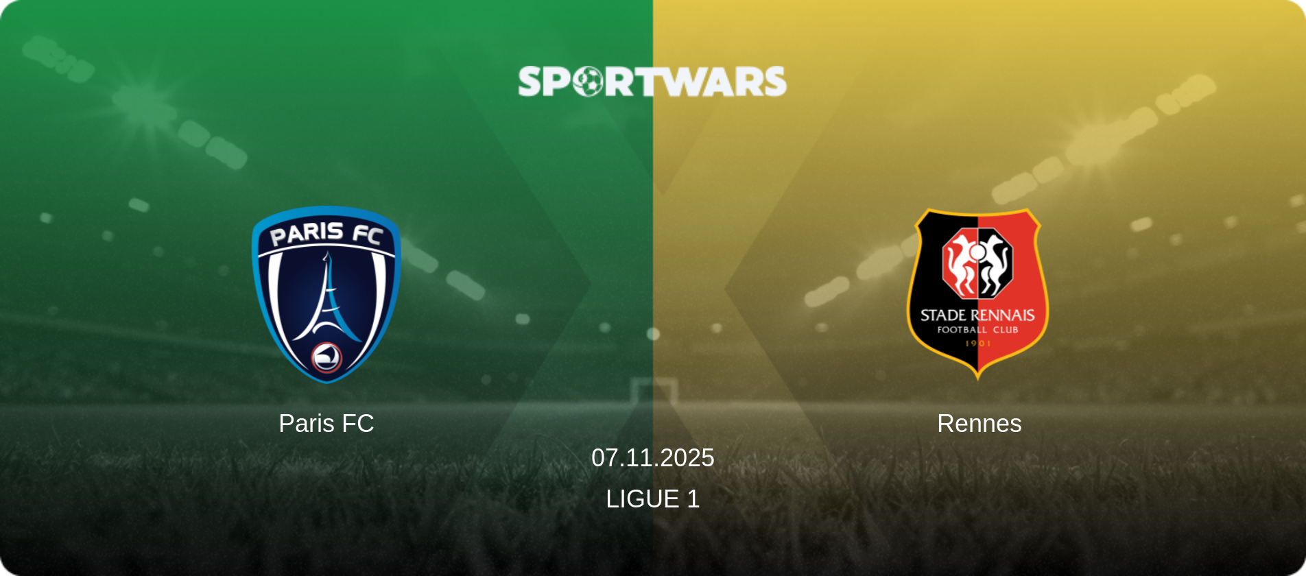 Paris FC — Rennes, 07.11.2025 — Ligue 1 (match preview)