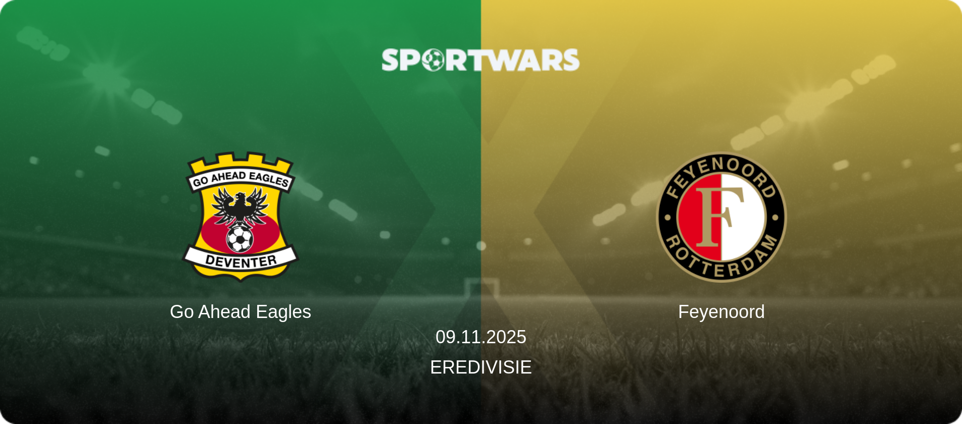 Go Ahead Eagles — Feyenoord, 09.11.2025 — Eredivisie (match preview)