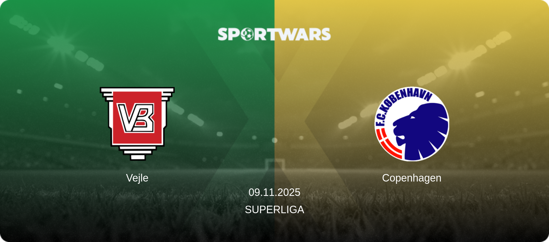 Vejle — Copenhagen, 09.11.2025 — Superliga (match preview)