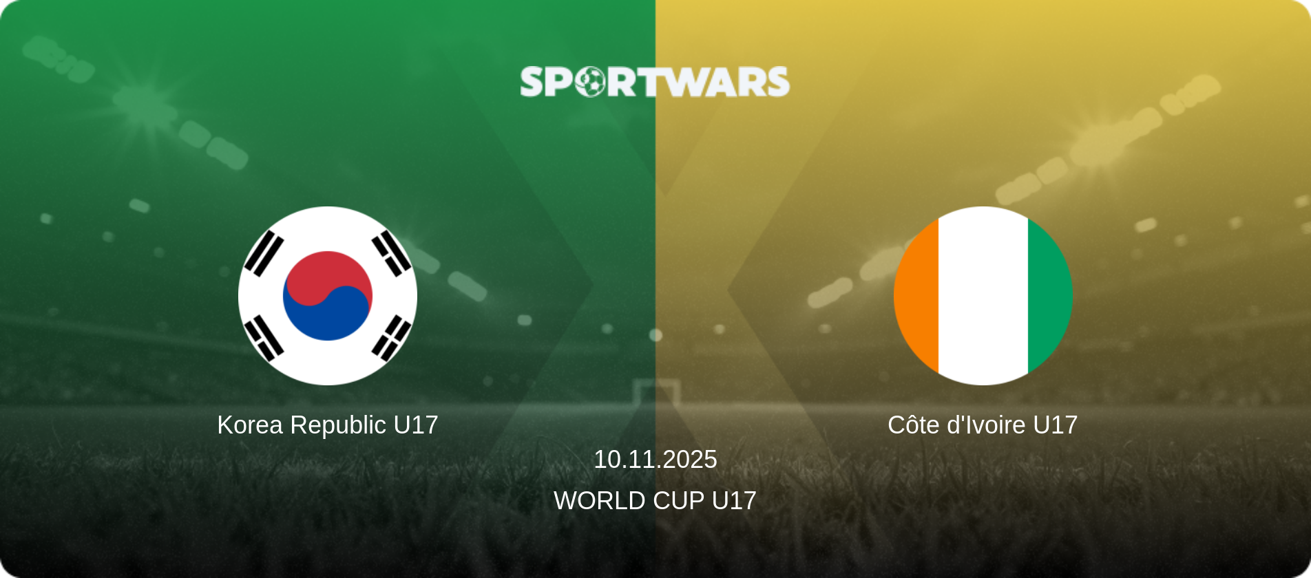 Korea Republic U17 — Côte d'Ivoire U17, 10.11.2025 — World Cup U17 (match preview)