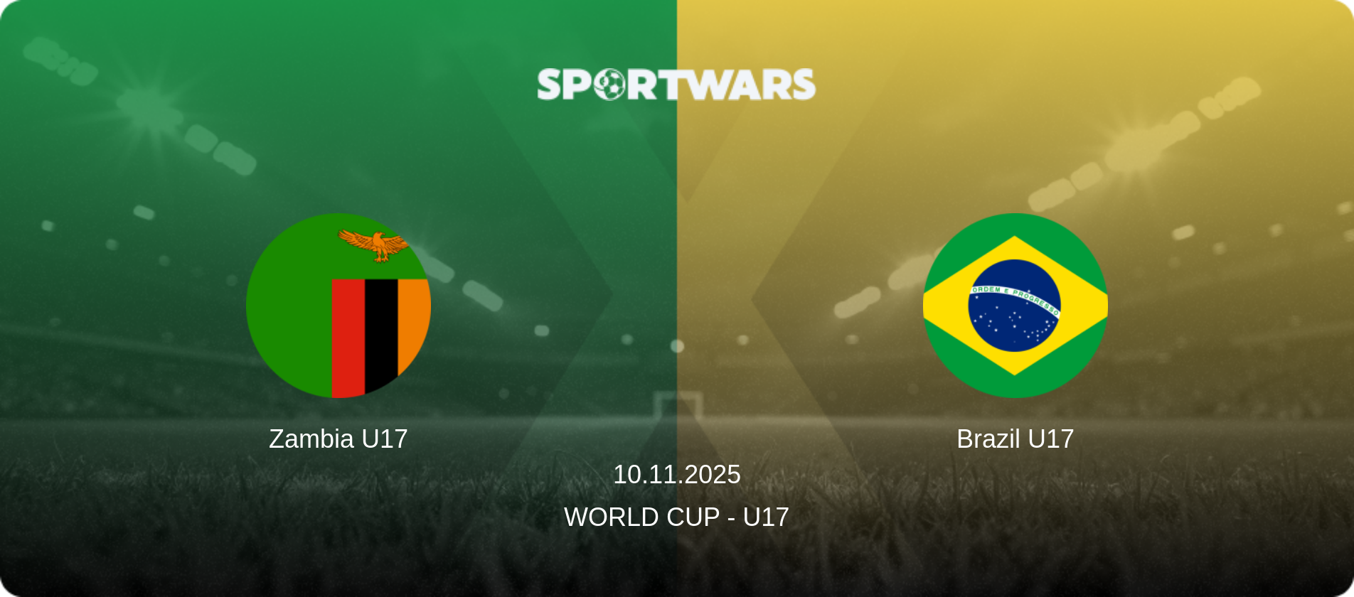 Zambia U17 — Brazil U17, 10.11.2025 — World Cup - U17 (match preview)