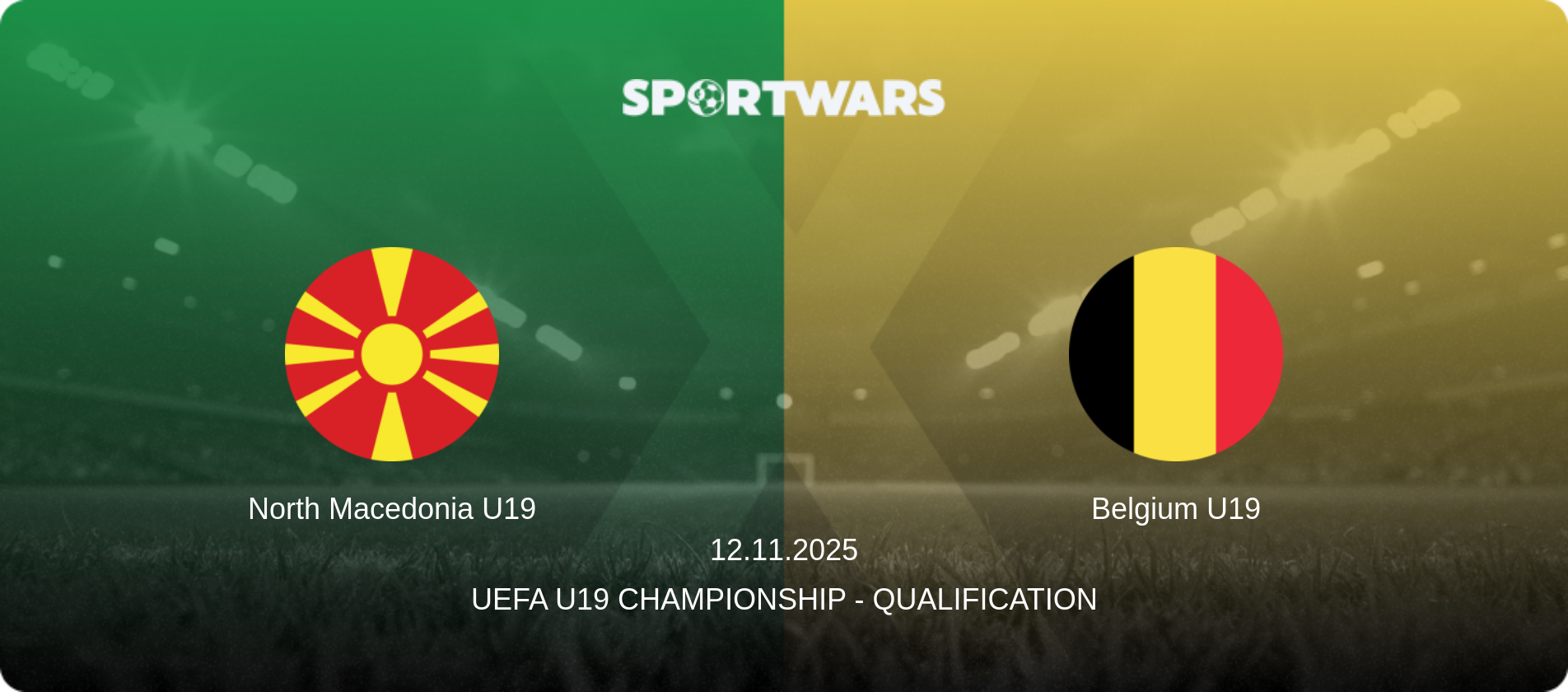 North Macedonia U19 — Belgium U19, 12.11.2025 — UEFA U19 Championship - Qualification (match preview)