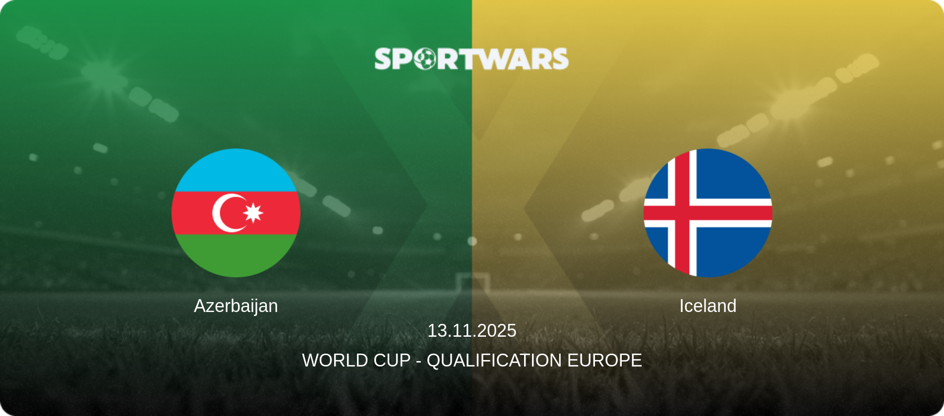 Azerbaijan — Iceland, 13.11.2025 — World Cup - Qualification Europe (match preview)