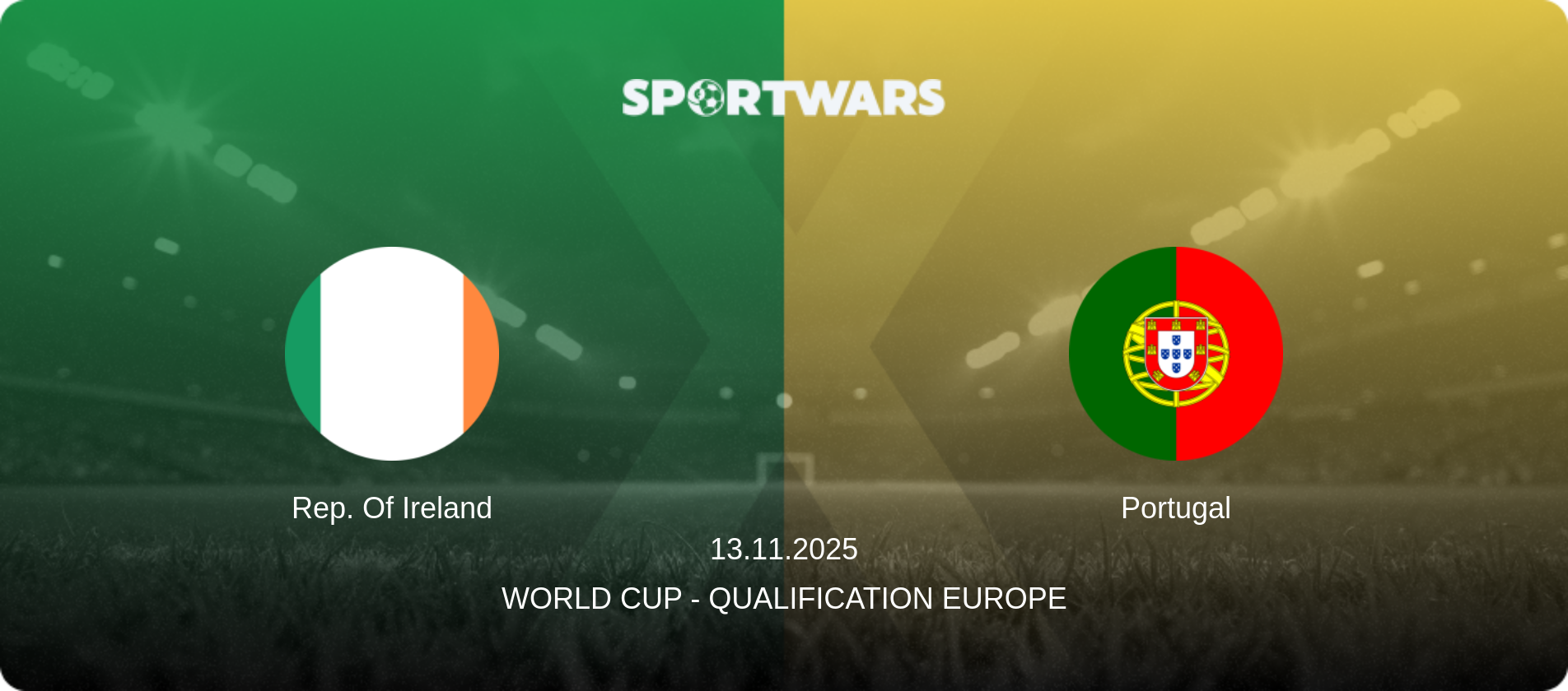 Rep. Of Ireland — Portugal, 13.11.2025 — World Cup - Qualification Europe (match preview)