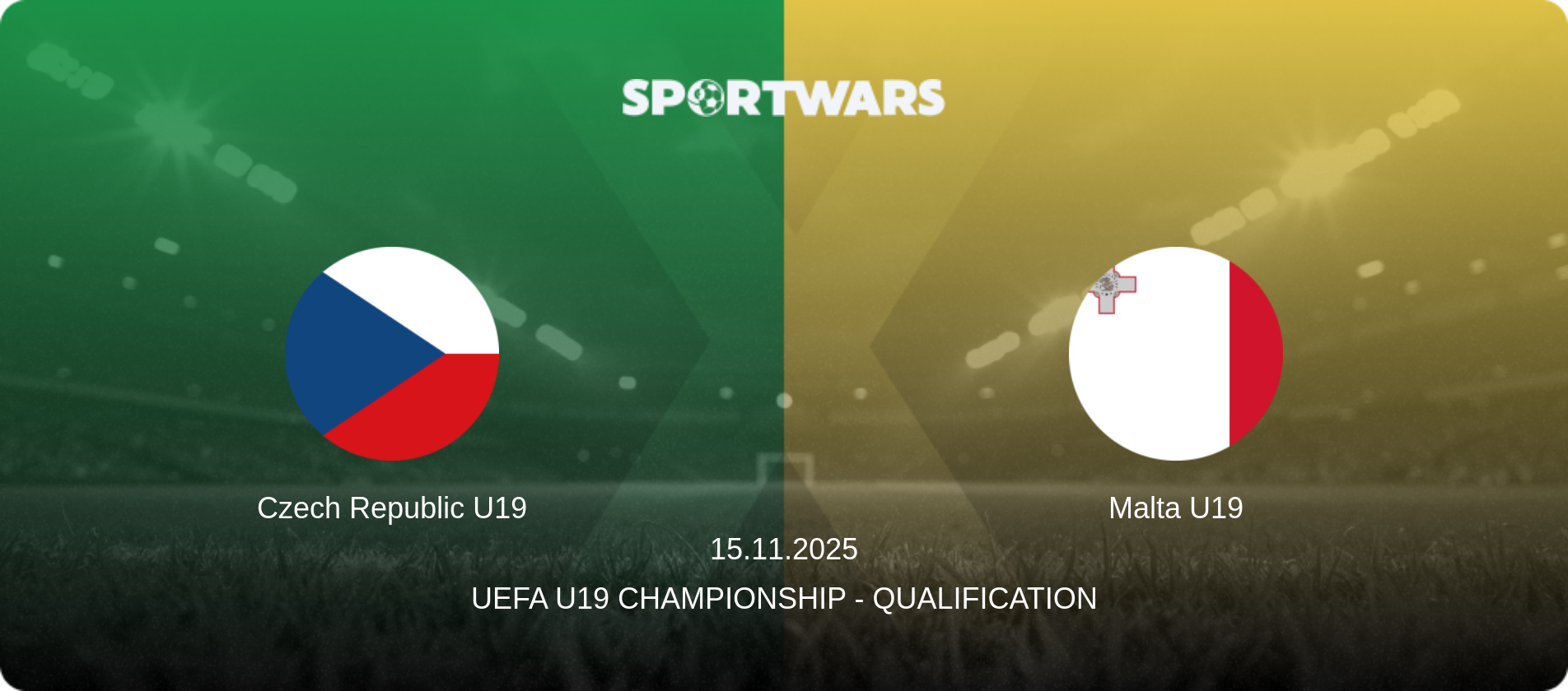 Czech Republic U19 — Malta U19, 15.11.2025 — UEFA U19 Championship - Qualification (match preview)