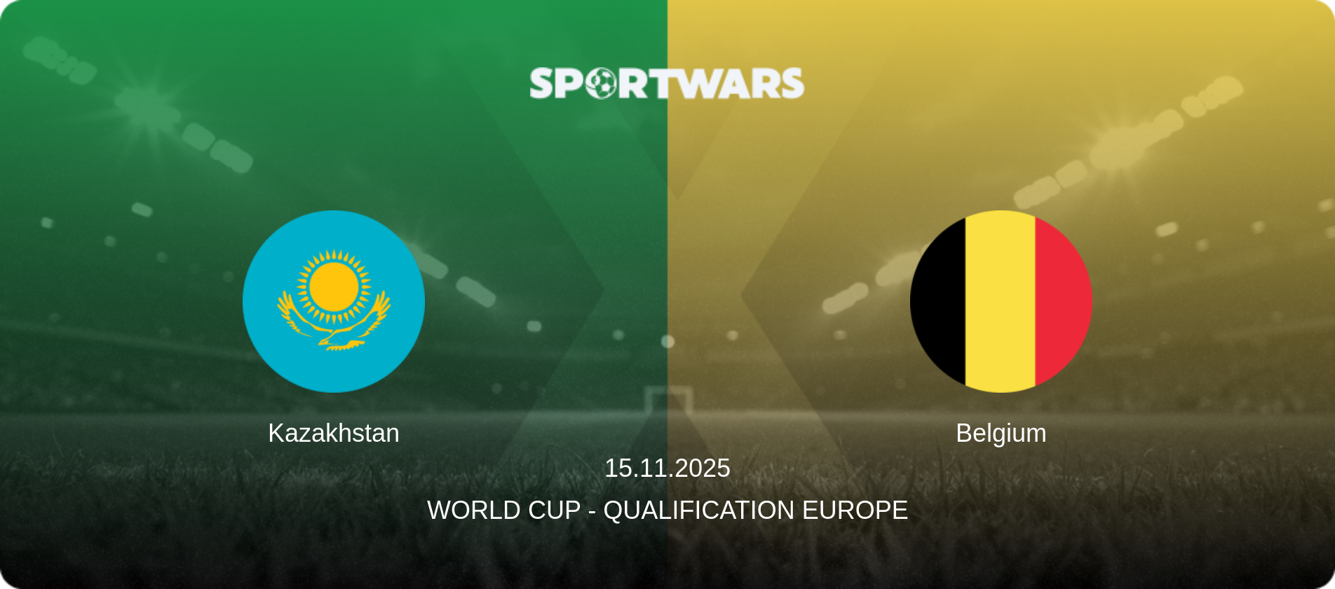 Kazakhstan — Belgium, 15.11.2025 — World Cup - Qualification Europe (match preview)