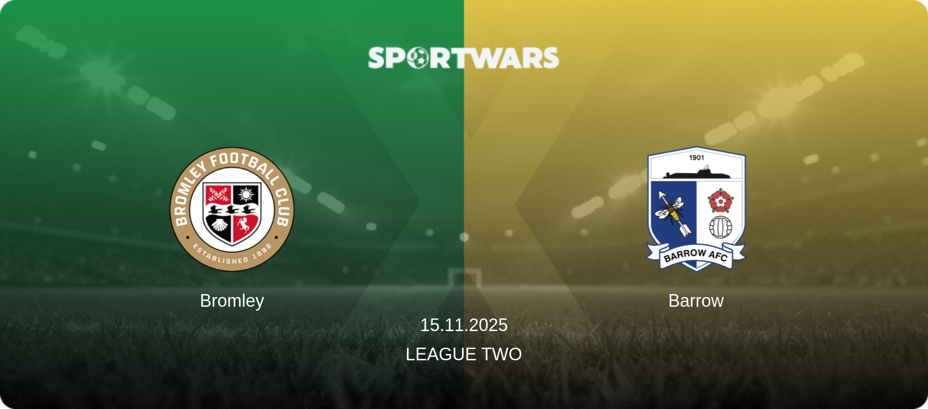 Bromley — Barrow, 15.11.2025 — League Two (match preview)