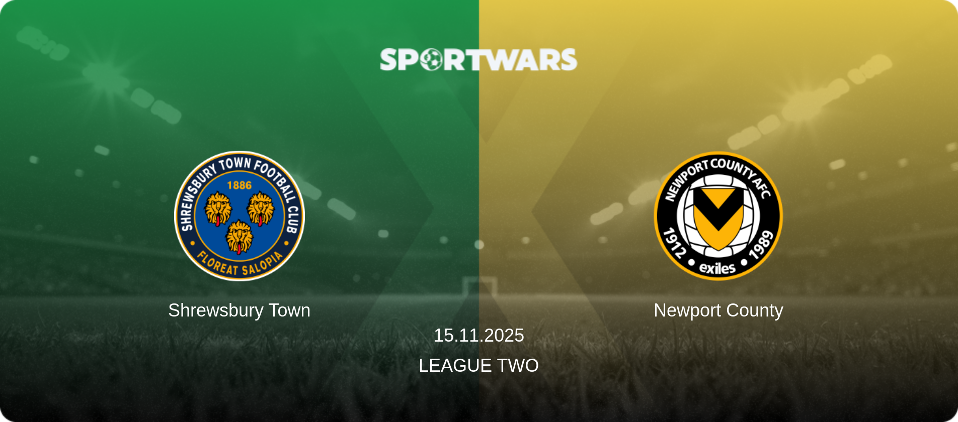 Shrewsbury Town — Newport County, 15.11.2025 — League Two (match preview)