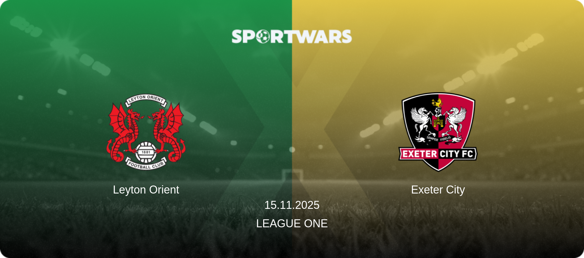 Leyton Orient — Exeter City, 15.11.2025 — League One (match preview)