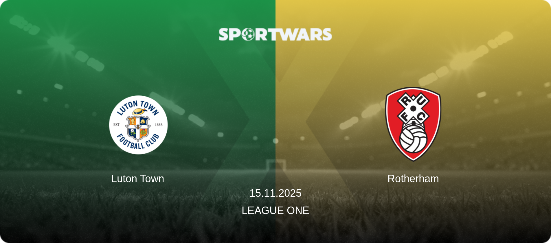 Luton Town — Rotherham, 15.11.2025 — League One (match preview)