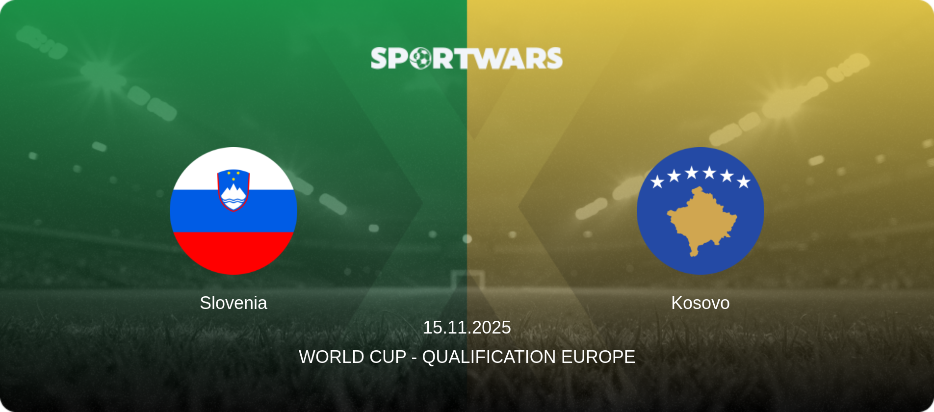 Slovenia — Kosovo, 15.11.2025 — World Cup - Qualification Europe (match preview)