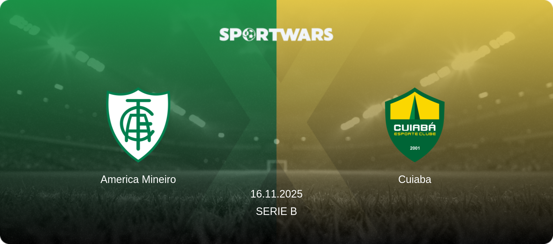 America Mineiro — Cuiaba, 16.11.2025 — Serie B (match preview)