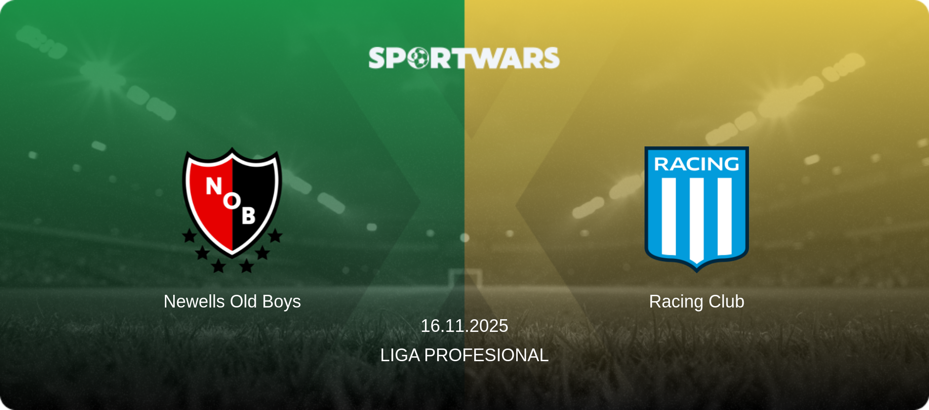 Newells Old Boys — Racing Club, 16.11.2025 — Liga Profesional (match preview)