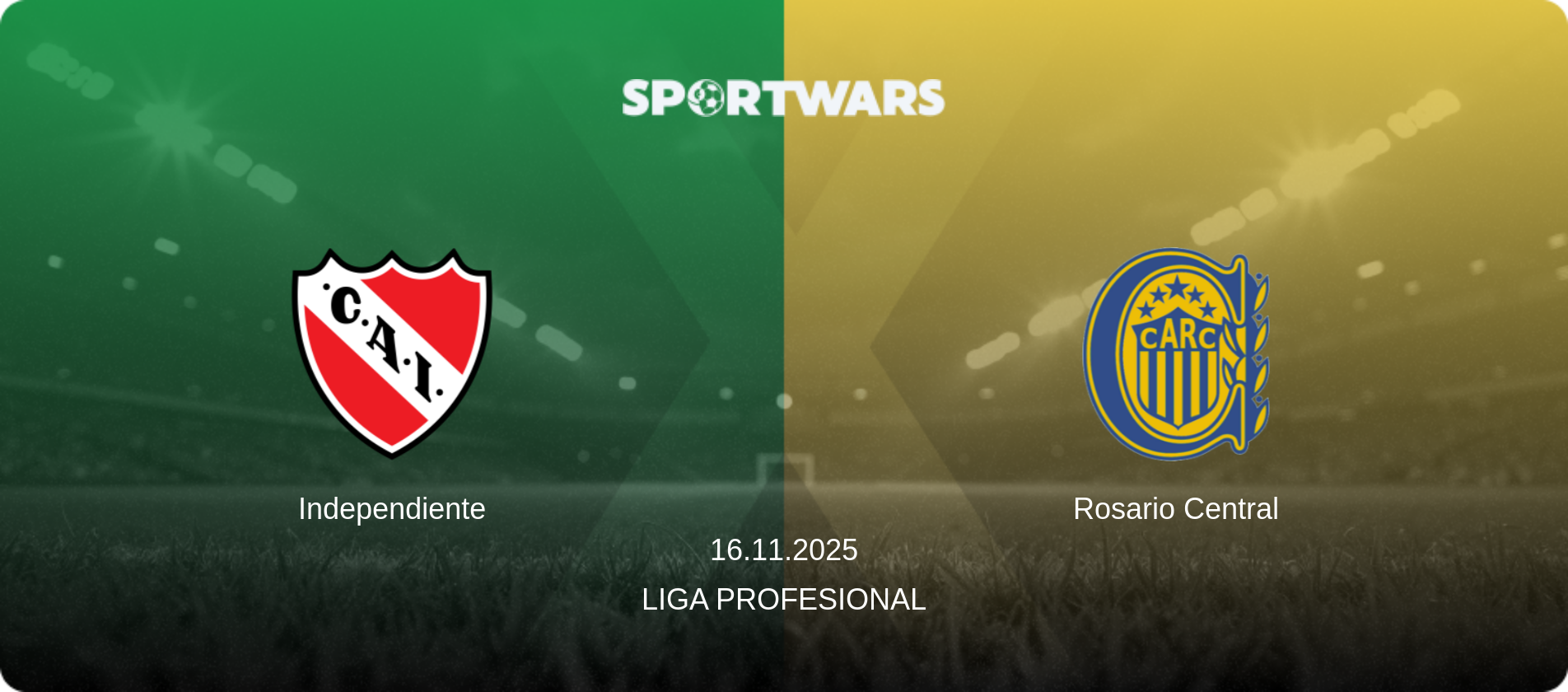 Independiente — Rosario Central, 16.11.2025 — Liga Profesional (match preview)