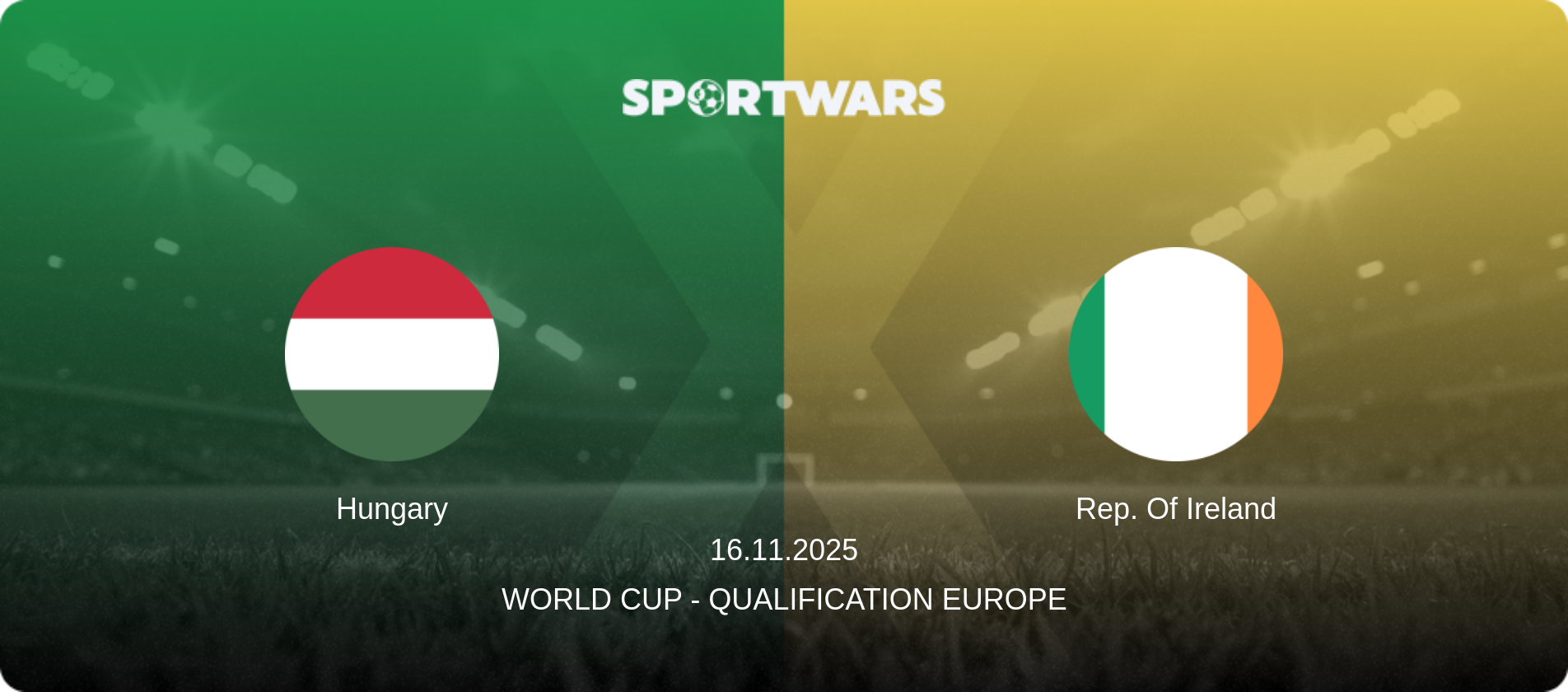Hungary — Rep. Of Ireland, 16.11.2025 — World Cup - Qualification Europe (match preview)