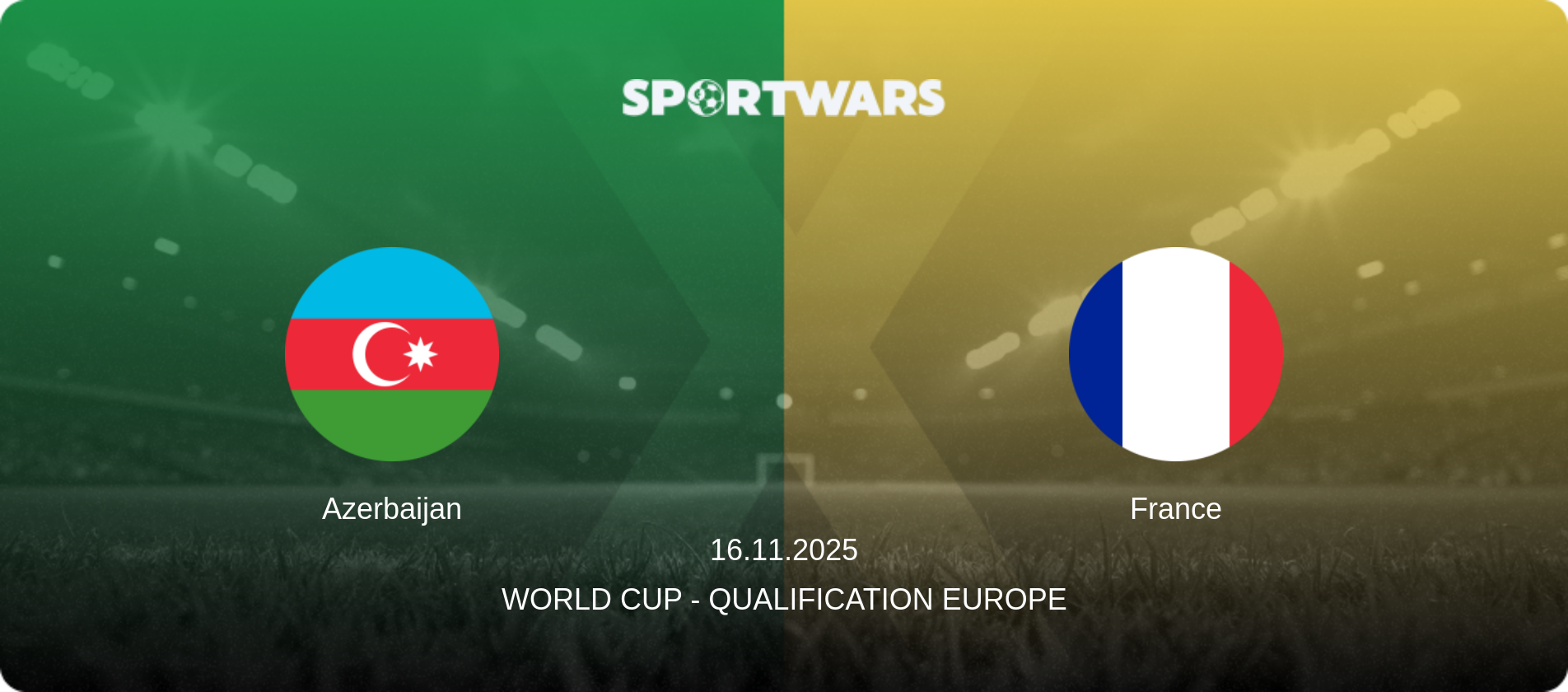 Azerbaijan — France, 16.11.2025 — World Cup - Qualification Europe (match preview)
