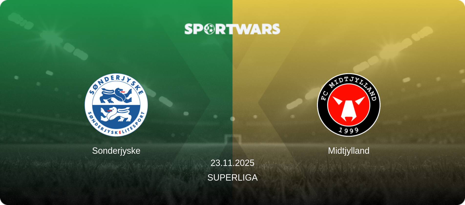 Sonderjyske — Midtjylland, 23.11.2025 — Superliga (match preview)