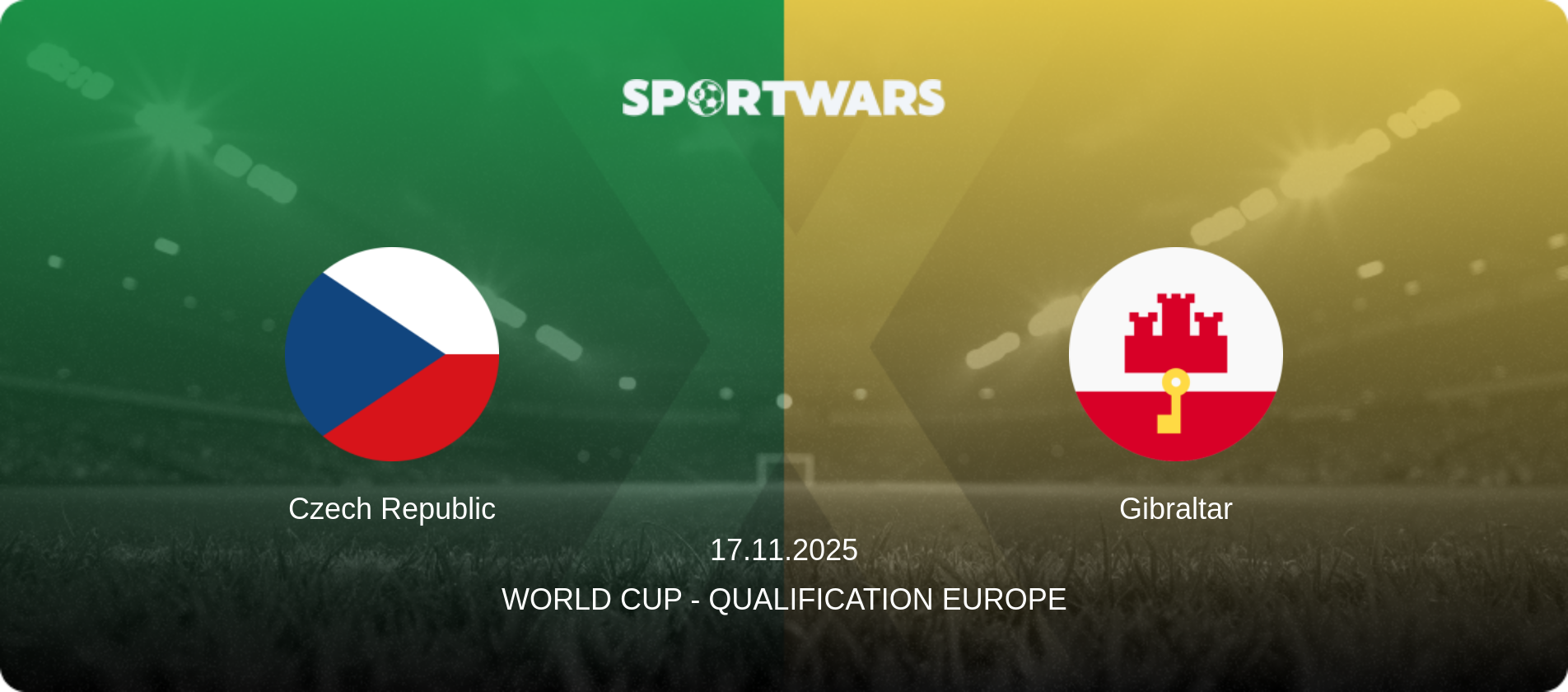 Czech Republic — Gibraltar, 17.11.2025 — World Cup - Qualification Europe (match preview)