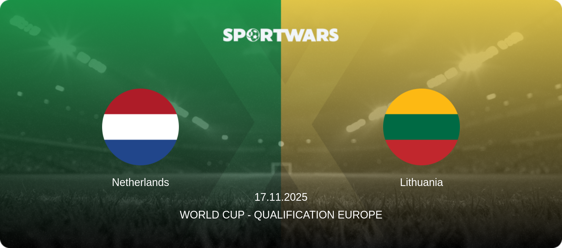 Netherlands — Lithuania, 17.11.2025 — World Cup - Qualification Europe (match preview)
