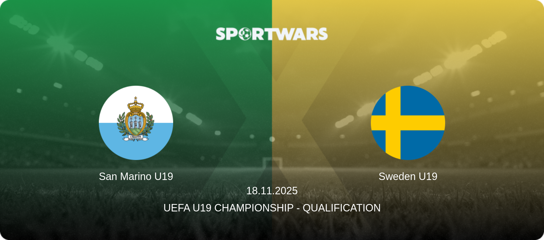 San Marino U19 — Sweden U19, 18.11.2025 — UEFA U19 Championship - Qualification (match preview)
