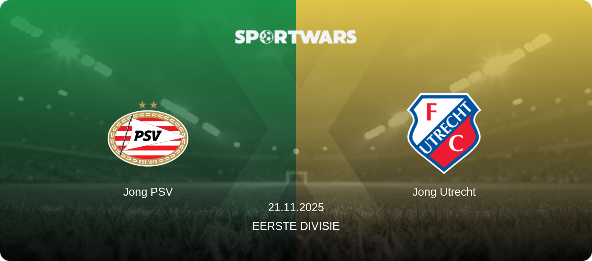 Jong PSV — Jong Utrecht, 21.11.2025 — Eerste Divisie (match preview)