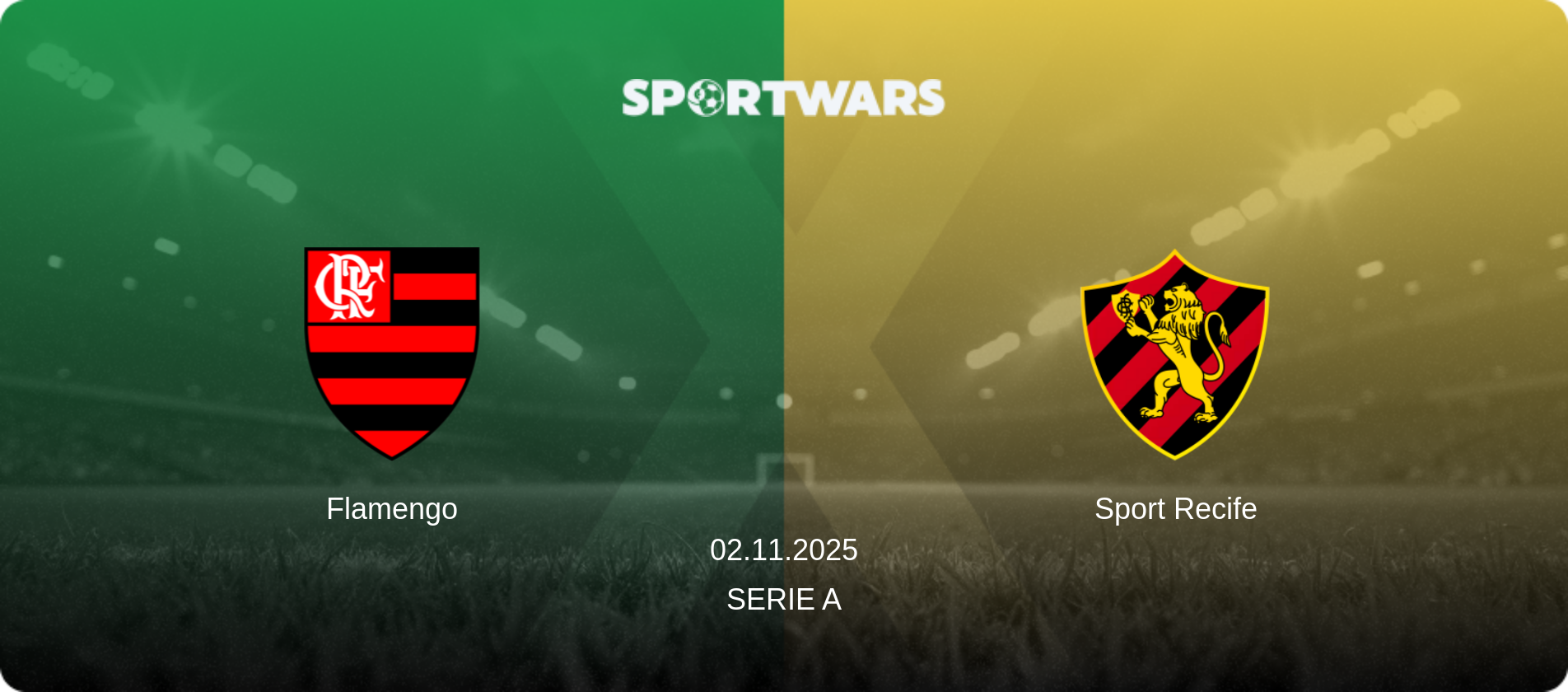 Flamengo — Sport Recife, 02.11.2025 — Serie A (match preview)