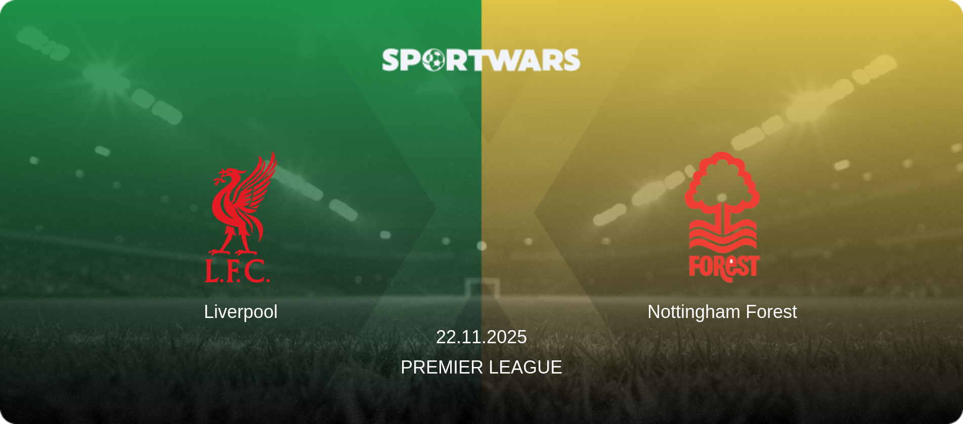 Liverpool — Nottingham Forest, 22.11.2025 — Premier League (match preview)