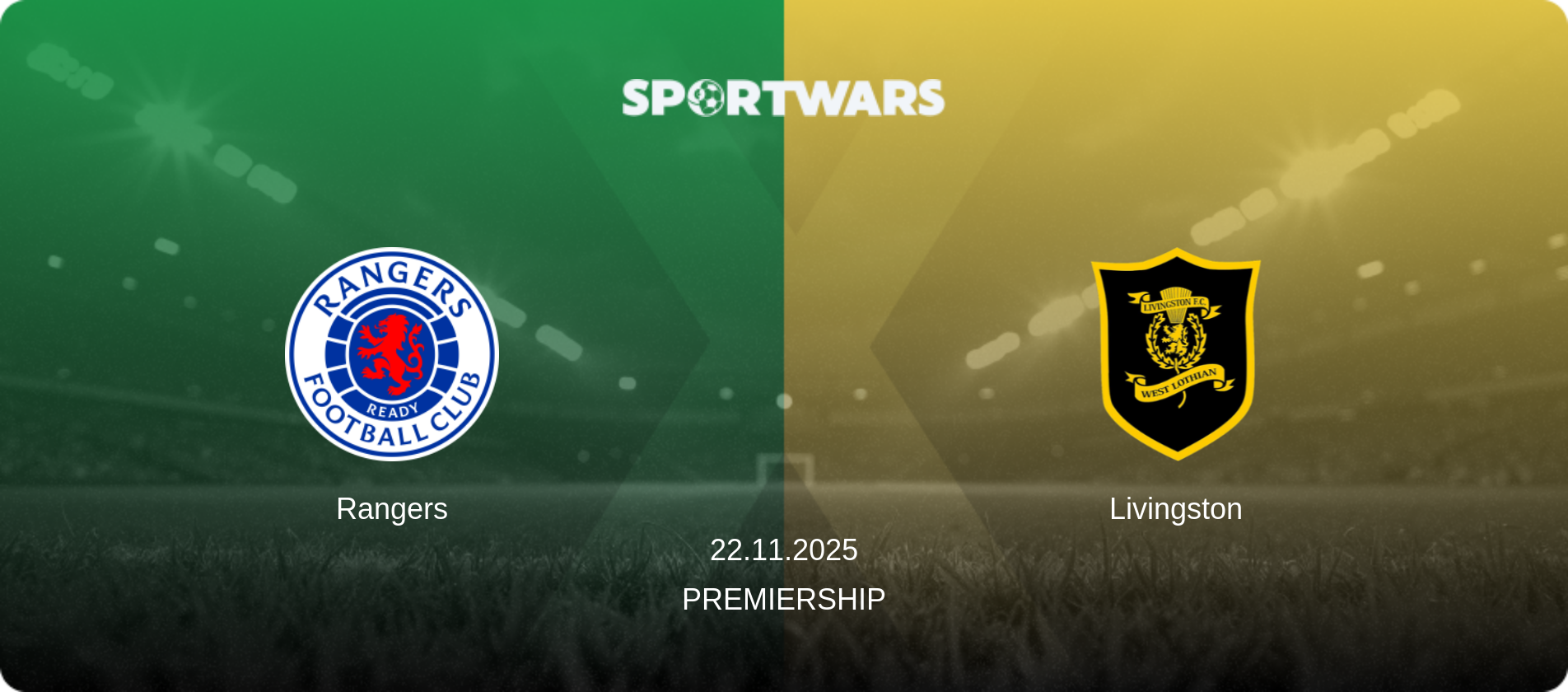 Rangers — Livingston, 22.11.2025 — Premiership (match preview)