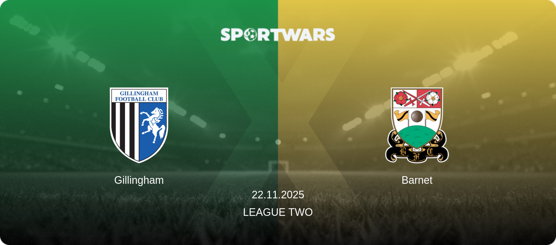Gillingham — Barnet, 22.11.2025 — League Two (match preview)