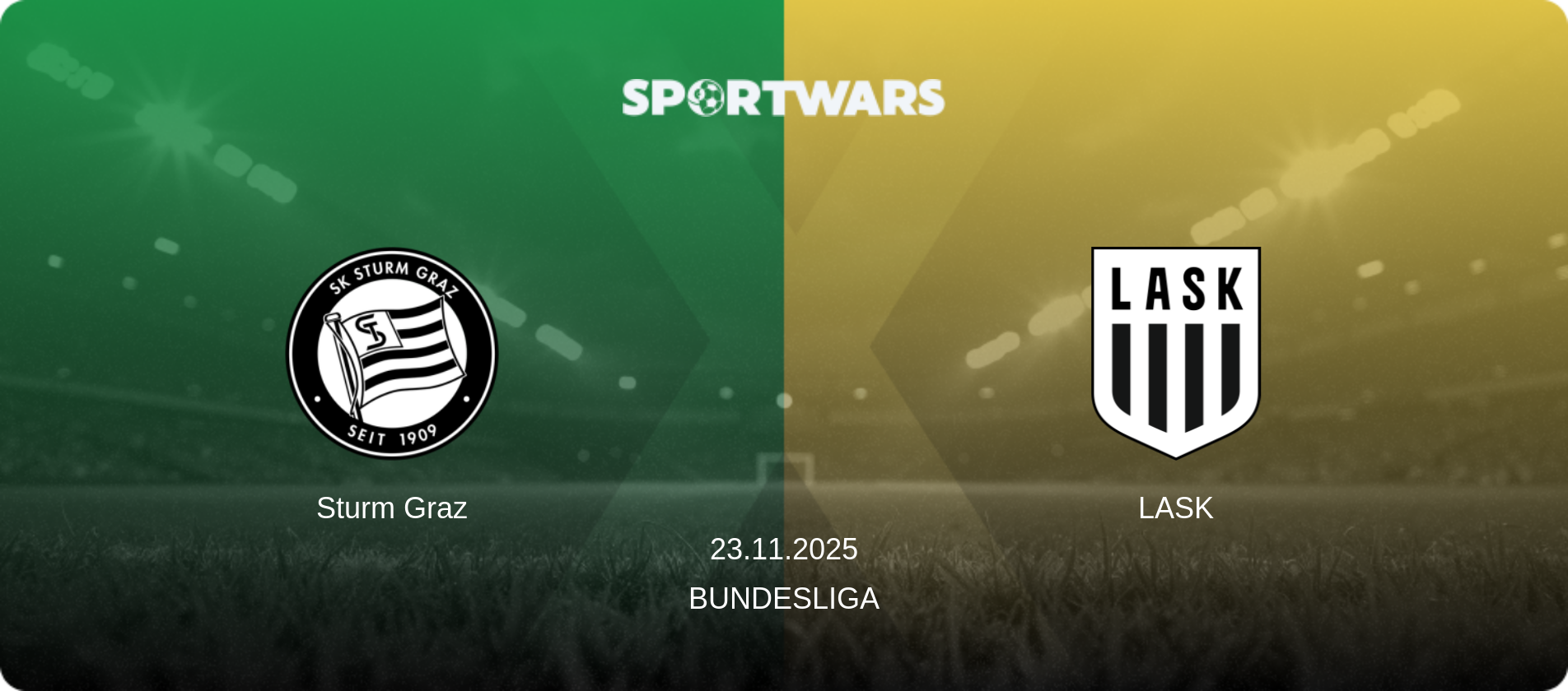 Sturm Graz — LASK, 23.11.2025 — Bundesliga (match preview)