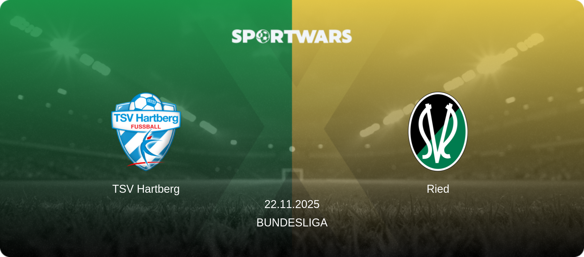 TSV Hartberg — Ried, 22.11.2025 — Bundesliga (match preview)