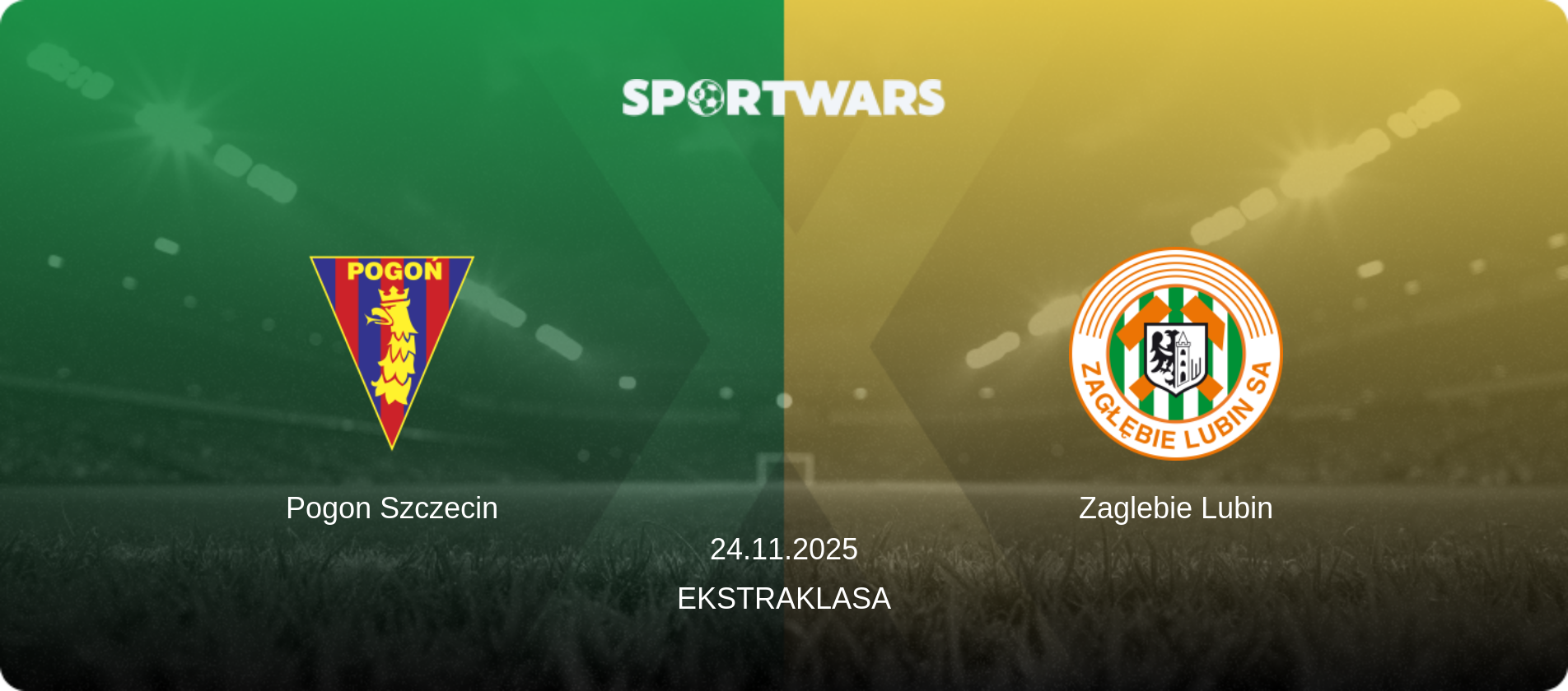 Pogon Szczecin — Zaglebie Lubin, 24.11.2025 — Ekstraklasa (match preview)