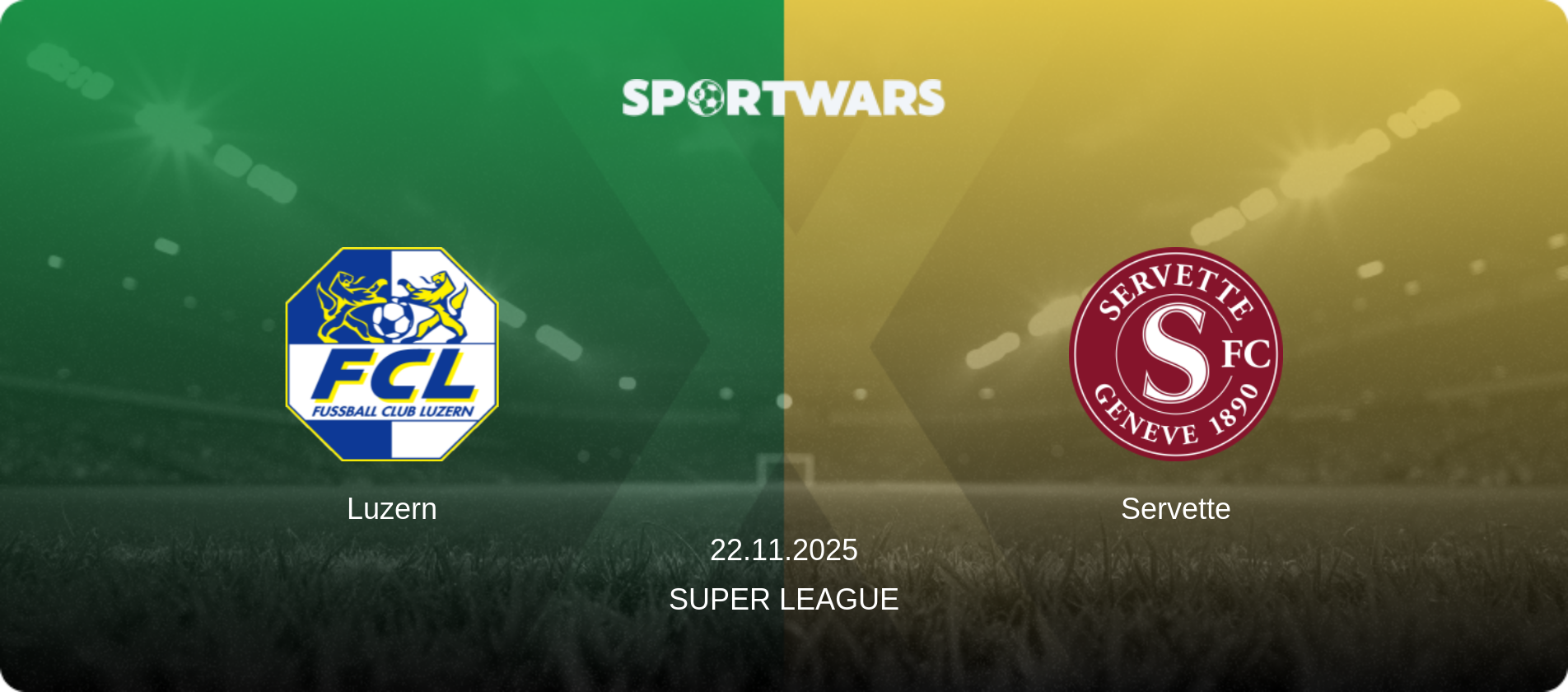 Luzern — Servette, 22.11.2025 — Super League (match preview)