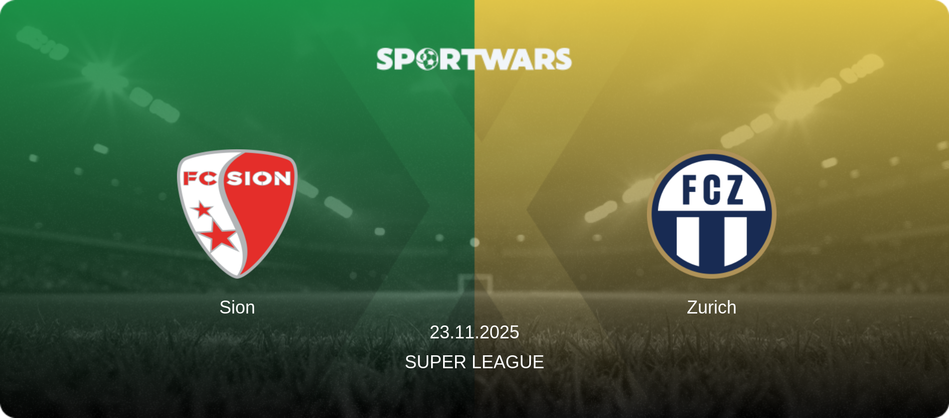 Sion — Zurich, 23.11.2025 — Super League (match preview)
