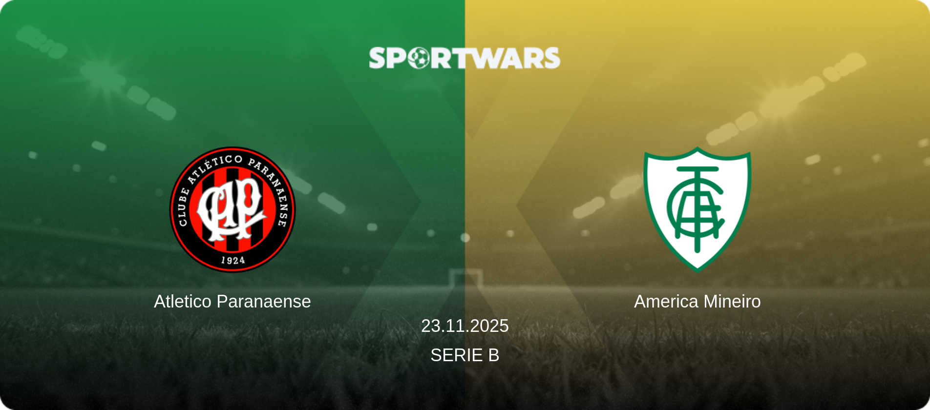 Atletico Paranaense — America Mineiro, 23.11.2025 — Serie B (match preview)