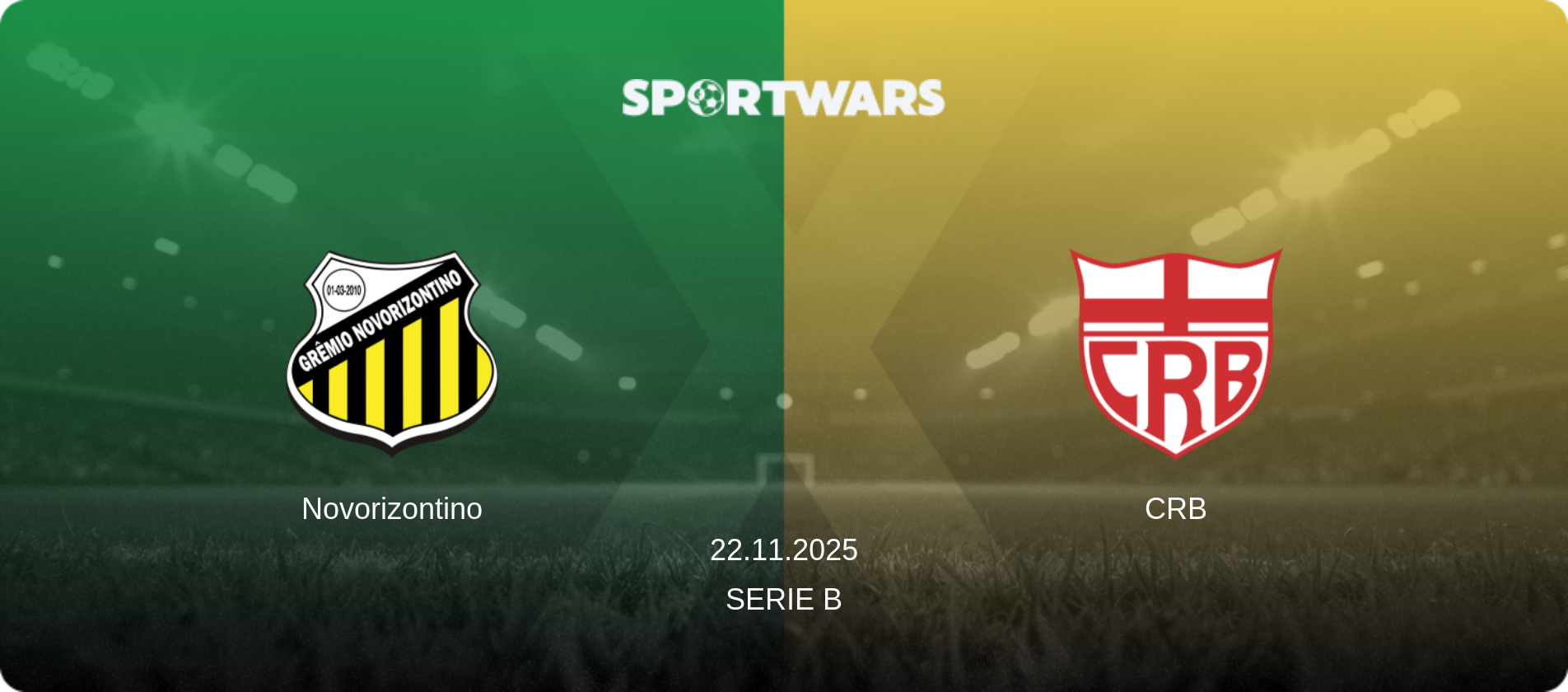 Novorizontino — CRB, 22.11.2025 — Serie B (match preview)