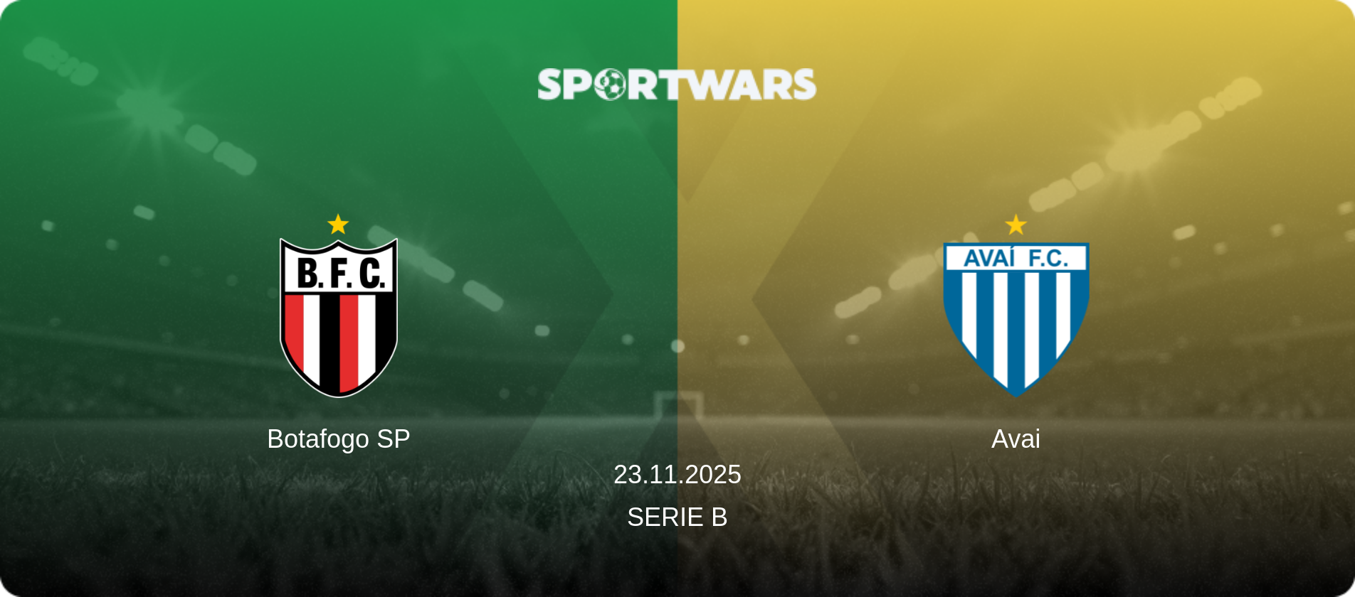 Botafogo SP — Avai, 23.11.2025 — Serie B (match preview)