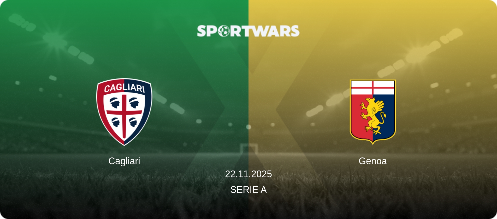 Cagliari — Genoa, 22.11.2025 — Serie A (match preview)